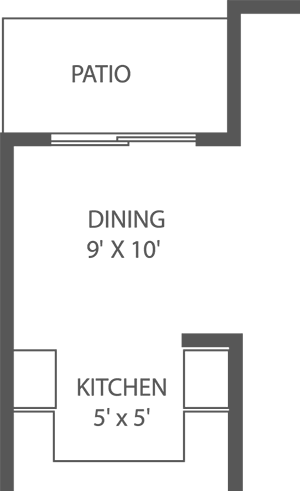 WR - 1 Bed, 1 Bath - 756sqft
